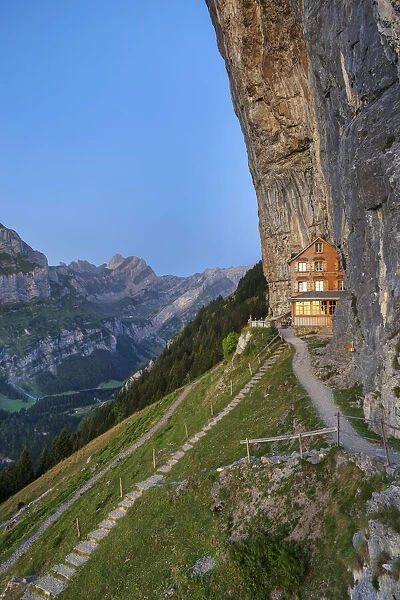 Switzerland, Canton Appenzell, Alpstein, Ascher mountain guest house