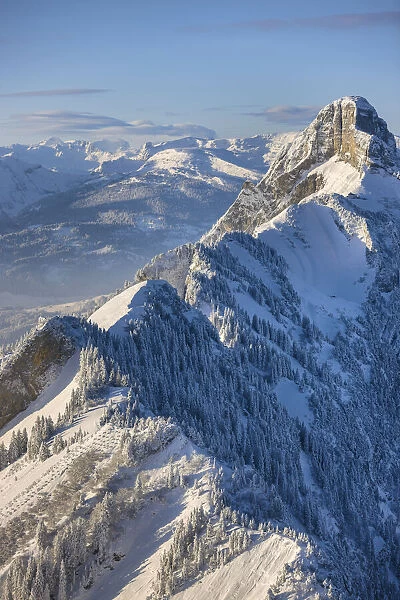 Switzerland, Canton Appenzell, Alpstein, Stauberen mountain