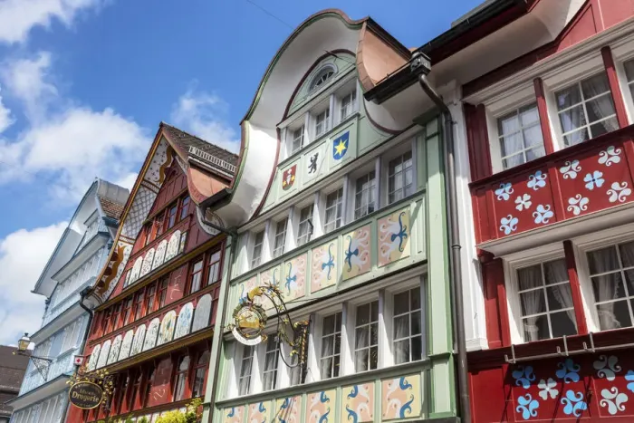 Framed Print : Switzerland, Canton Appenzell, Appenzell town