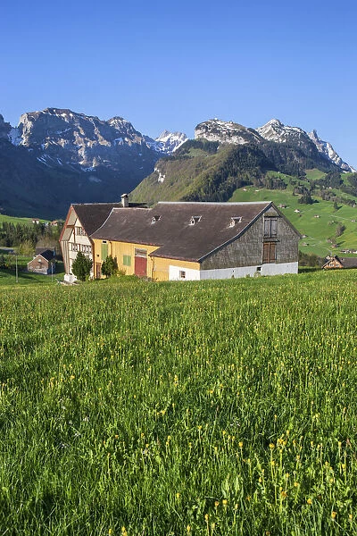 Switzerland, Canton Appenzell, Baoschel, Appenzell house