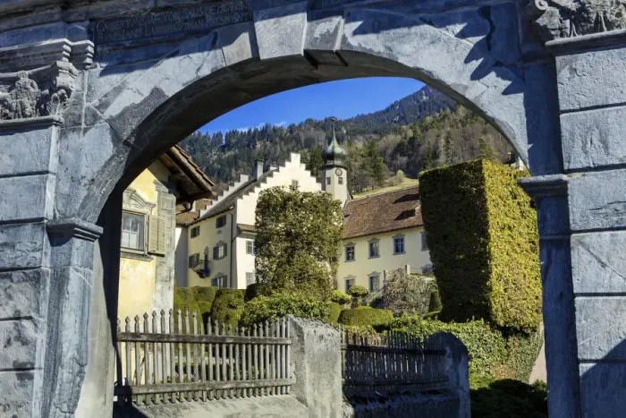 Framed Print : Switzerland, Canton Graubunden, Bundner Herrschafdt Framed Print : Switzerland, Canton Graubunden, Bundner Herrschafdt