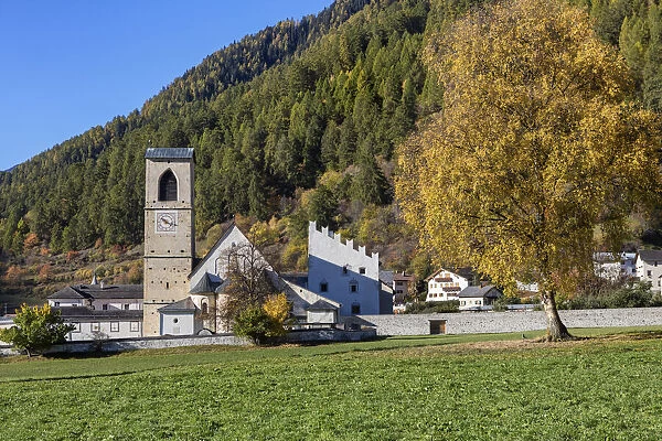 Switzerland, Canton Graubunden, Val Mustair