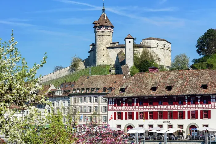 Framed Print : Switzerland, Canton of Schaffhausen, Munot castle Framed Print : Switzerland, Canton of Schaffhausen, Munot castle