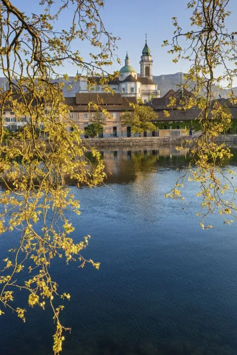 Framed Print : Switzerland, Canton of Solothurn, Solothurn city, Aare river Framed Print : Switzerland, Canton of Solothurn, Solothurn city, Aare river