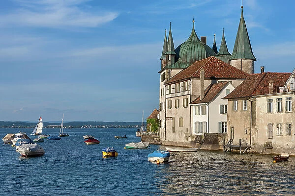 Switzerland, Canton of Thurgau, Turmhof castle, Lake Constance
