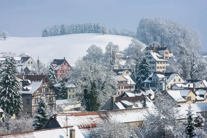 Framed Print : Switzerland, Canton of Thurgau, village Framed Print : Switzerland, Canton of Thurgau, village