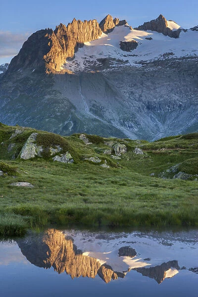Switzerland, Canton of Valais, Alp Moosfluh, near Aletsch glacier