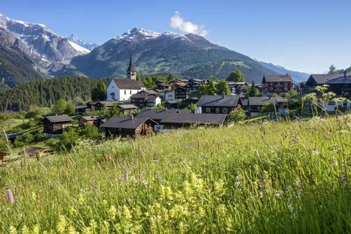 Framed Print : Switzerland, Canton of Valais, Ernen village Framed Print : Switzerland, Canton of Valais, Ernen village