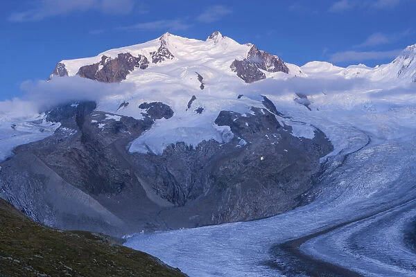 Switzerland, Canton of Valais, Monte Rosa mountain