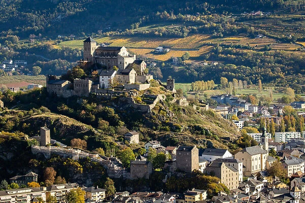 Switzerland, Canton of Valais, Sion, Siona's castle