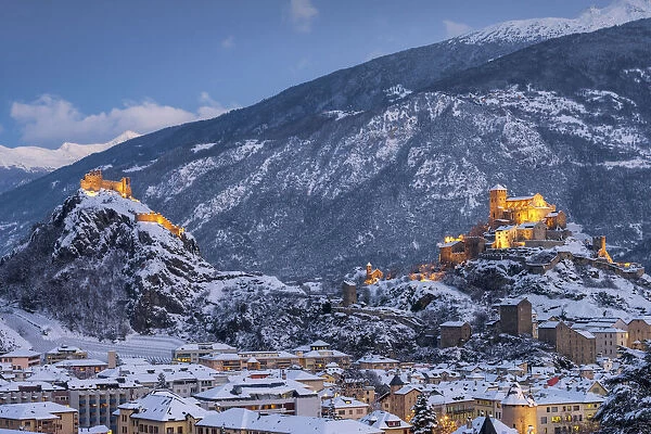 Switzerland, Canton of Valais, Sion town