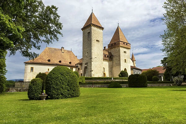 Switzerland, Canton of Vaud, La Sarraz castle