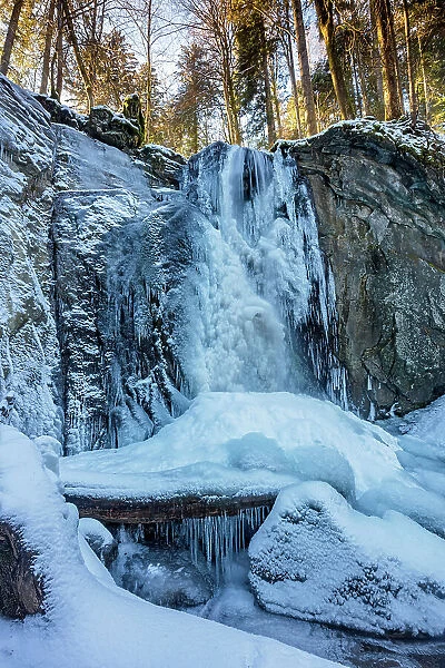 Switzerland, Canton of Zug, Mulibach waterfall