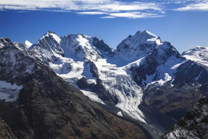 Framed Print : Switzerland, Engadine, Roseg valley, Bernina peak, Roseg peak, Scerscen peak Framed Print : Switzerland, Engadine, Roseg valley, Bernina peak, Roseg peak, Scerscen peak