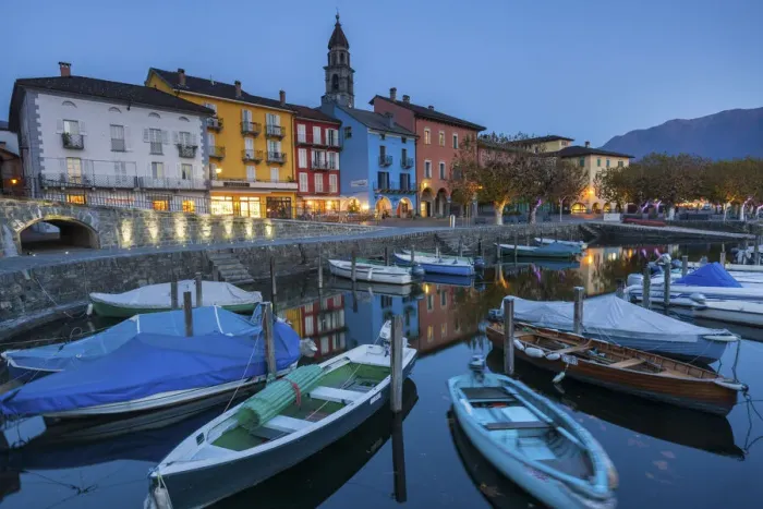 Framed Print : Switzerland, Ticino Canton, Ascona Framed Print : Switzerland, Ticino Canton, Ascona