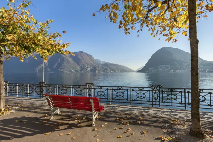 Framed Print : Switzerland, Ticino Canton, Lago di Lugano, Lugano Framed Print : Switzerland, Ticino Canton, Lago di Lugano, Lugano