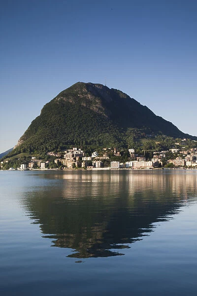Switzerland, Ticino, Lake Lugano, Lugano, Monte San Salvador
