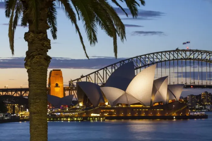 Framed Print : Sydney Opera House & Harbour Bridge, Darling Harbour, Sydney, New South Wales, Australia Framed Print : Sydney Opera House & Harbour Bridge, Darling Harbour, Sydney, New South Wales, Australia