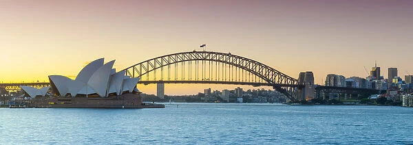 Sydney Opera House & Harbour Bridge, Darling Harbour, Sydney, New South Wales