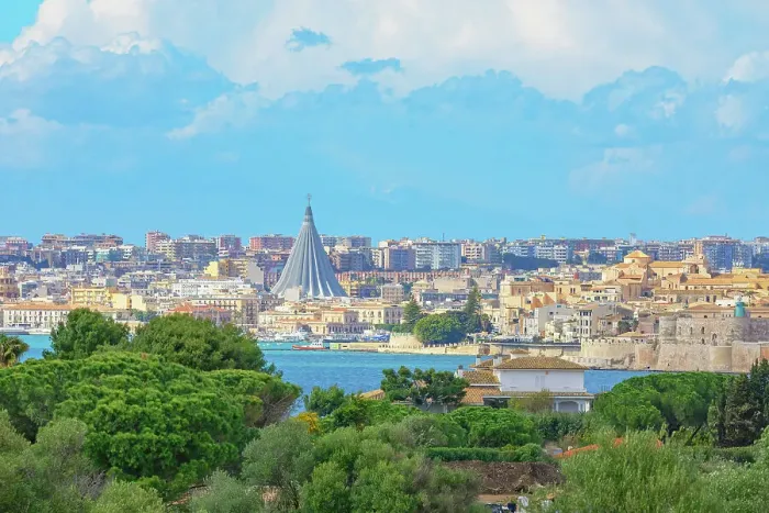 Framed Print : Syracuse skyline, Syracuse, Sicily, Italy Framed Print : Syracuse skyline, Syracuse, Sicily, Italy