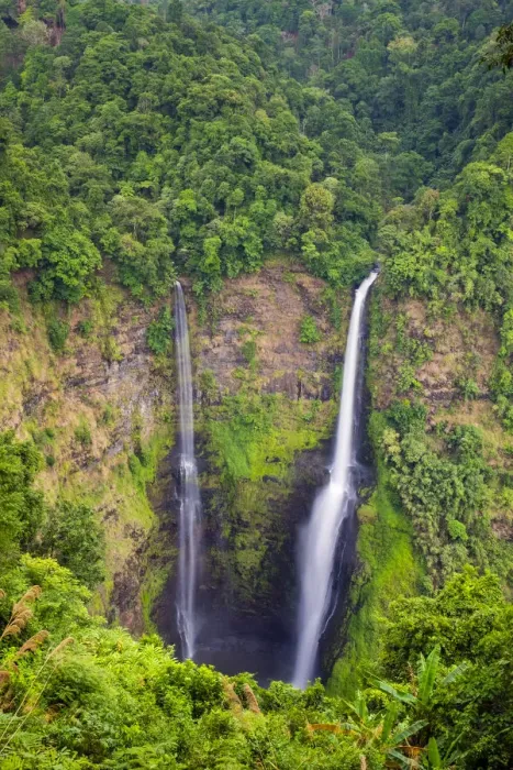 Framed Print : Tad Fan waterfalls, near Paksong, Bolaven Plateau, Champasak Province, Laos Framed Print : Tad Fan waterfalls, near Paksong, Bolaven Plateau, Champasak Province, Laos