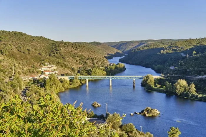 Framed Print : The Tagus river, dividing the regions of Alentejo and Beira Baixa Framed Print : The Tagus river, dividing the regions of Alentejo and Beira Baixa
