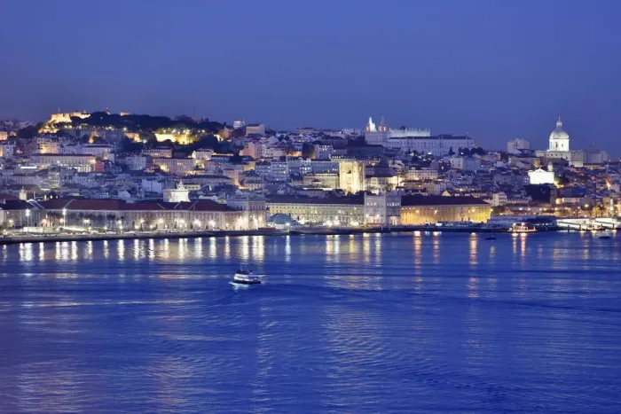 Framed Print : The Tagus river (rio Tejo) and the historical center of Lisbon, capital of Portugal Framed Print : The Tagus river (rio Tejo) and the historical center of Lisbon, capital of Portugal