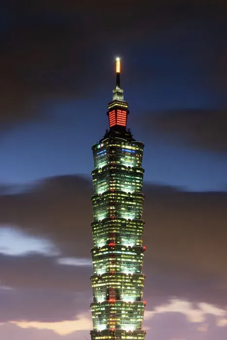 Framed Print : Taipei 101 at dusk, Xinyi, Taipei, Taiwan Framed Print : Taipei 101 at dusk, Xinyi, Taipei, Taiwan