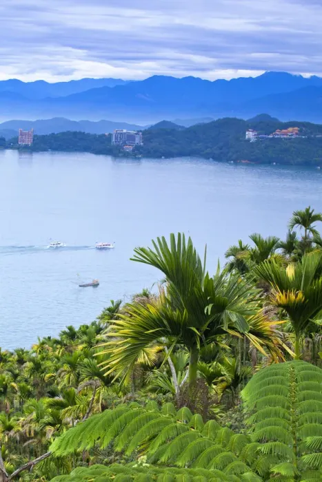 Framed Print : Taiwan, Nantou, Sun Moon Lake