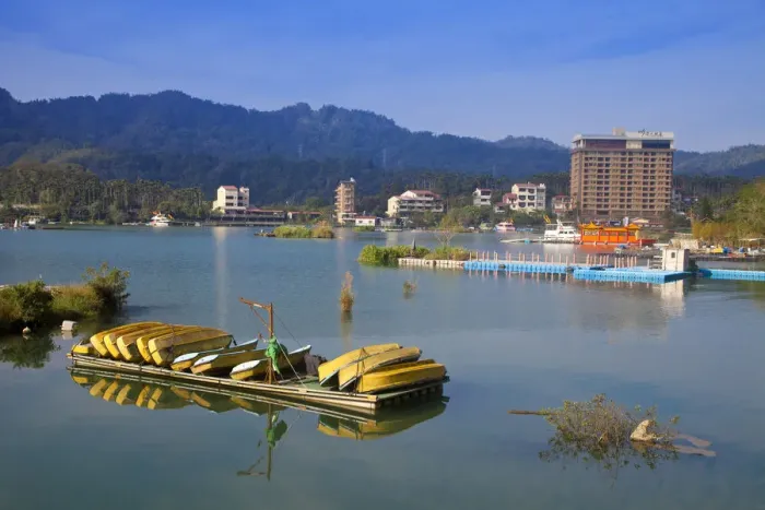 Framed Print : Taiwan, Nantou, Sun Moon Lake Framed Print : Taiwan, Nantou, Sun Moon Lake