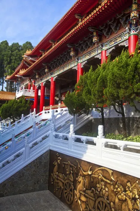 Framed Print : Taiwan, Nantou, Sun Moon Lake, Wenwu Temple Framed Print : Taiwan, Nantou, Sun Moon Lake, Wenwu Temple