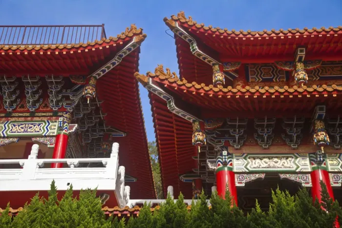 Framed Print : Taiwan, Nantou, Sun Moon Lake, Wenwu Temple Framed Print : Taiwan, Nantou, Sun Moon Lake, Wenwu Temple