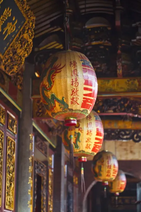 Framed Print : Taiwan, Taipei, Bao-an Temple