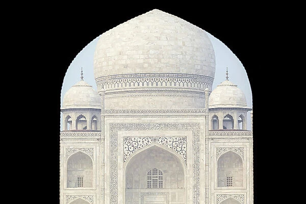 The Taj Mahal marble mausoleum, Agra, Uttar Pradesh, India