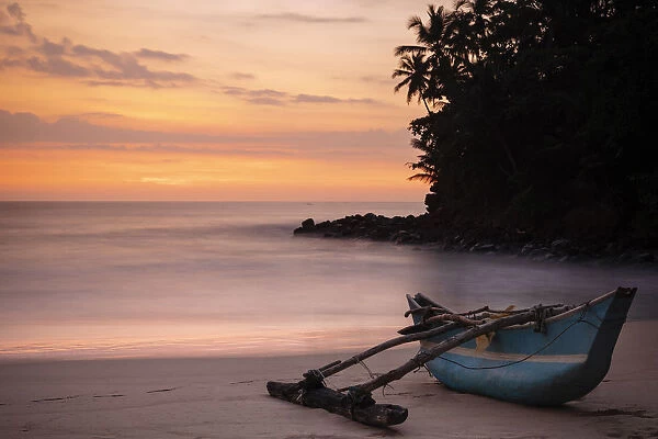 Talalla Beach at dawn, South Coast, Sri Lanka, Asia