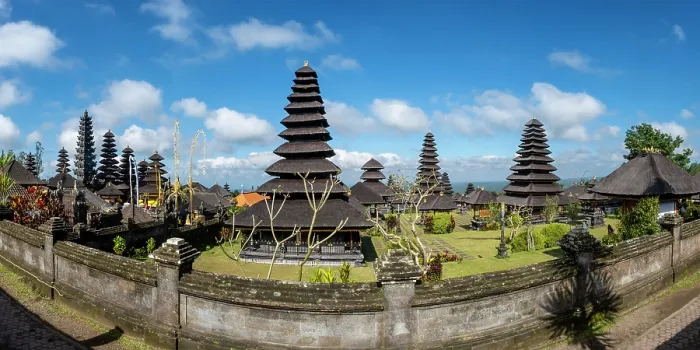 Framed Print : Tall thatched Merus (pagodas) at Besakih Great Temple (Pura Agung Besakih), East Bali, Bali, Indonesia Framed Print : Tall thatched Merus (pagodas) at Besakih Great Temple (Pura Agung Besakih), East Bali, Bali, Indonesia