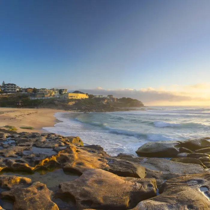 Framed Print : Tamarama Beach at sunrise, Sydney, New South Wales, Australia