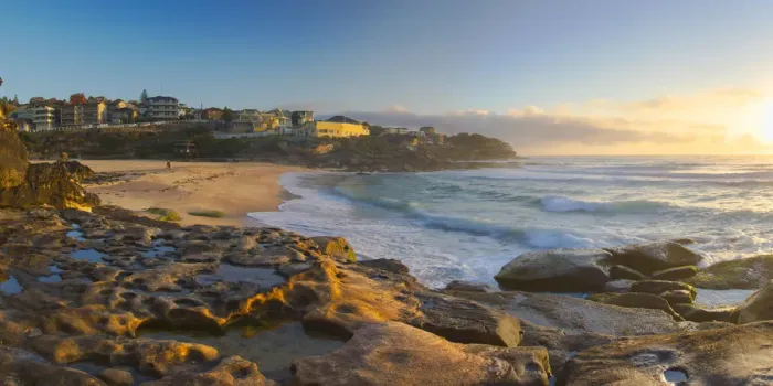 Framed Print : Tamarama Beach at sunrise, Sydney, New South Wales, Australia Framed Print : Tamarama Beach at sunrise, Sydney, New South Wales, Australia