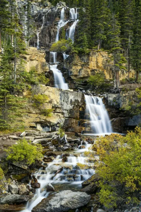 Framed Print : Tangle Creek Falls, Banff National Park, Alberta, Canada Framed Print : Tangle Creek Falls, Banff National Park, Alberta, Canada