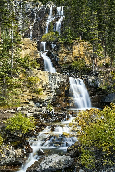 Tangle Creek Falls, Banff National Park, Alberta, Canada