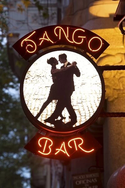 Tango Bar sign, Buenos Aires, Argentina