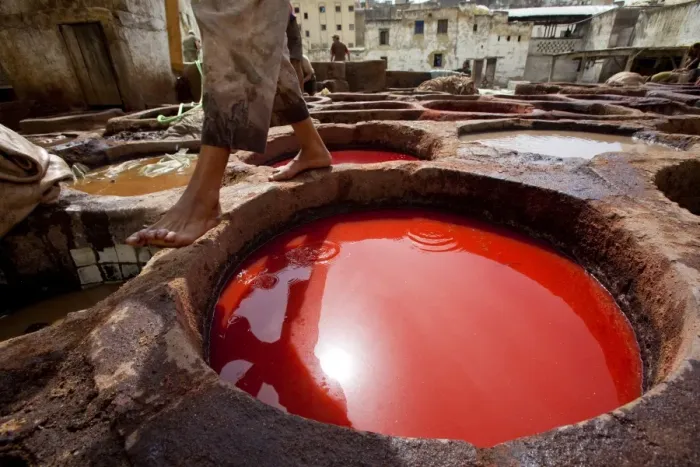 Framed Print : The tanneries in Fes, Morocco Framed Print : The tanneries in Fes, Morocco