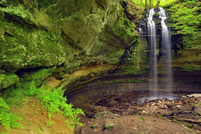 Framed Print : Tannery Falls, Alger County, near Munising, Michigan, USA Framed Print : Tannery Falls, Alger County, near Munising, Michigan, USA