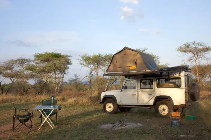 Framed Print : Tanzania, Serengeti. Rough camping in one of the designated special campsites Framed Print : Tanzania, Serengeti. Rough camping in one of the designated special campsites
