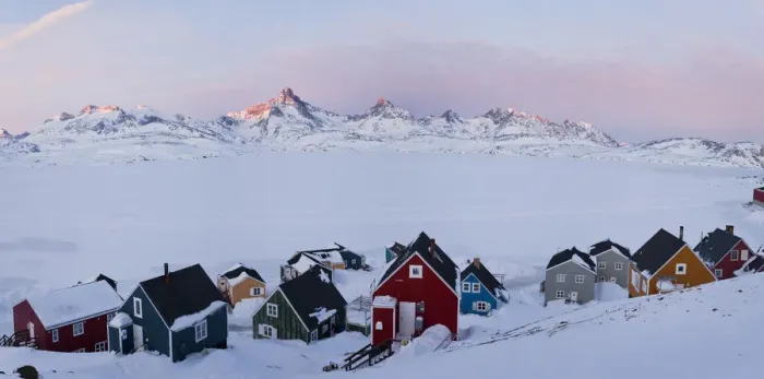 Framed Print : Tasiilaq, Greenland, winter Framed Print : Tasiilaq, Greenland, winter