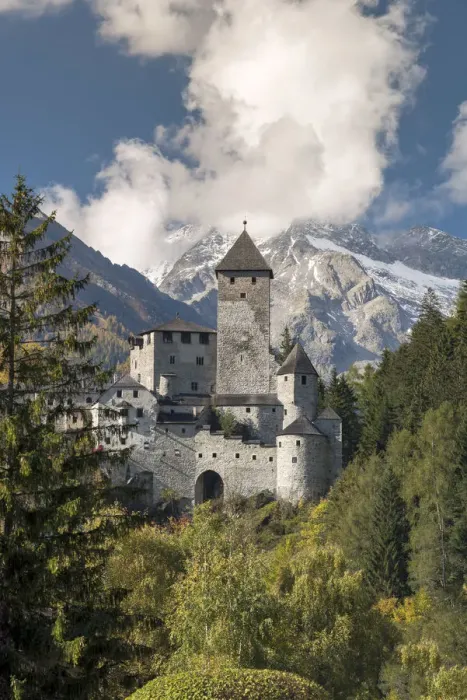 Framed Print : Taufers Castle, Sand in Taufers or Campo Tures, Alto Adige - South Tyrol, Italy