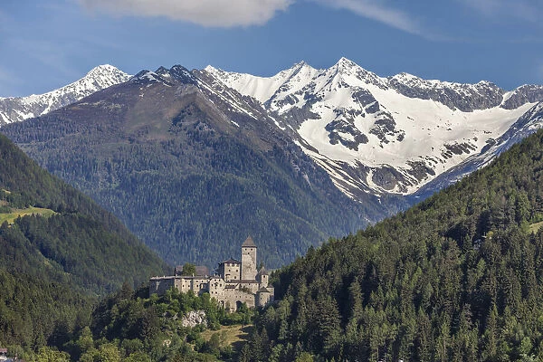 Taufers Castle in Sand in Taufers, Valle Aurina, South Tyrol, Italy