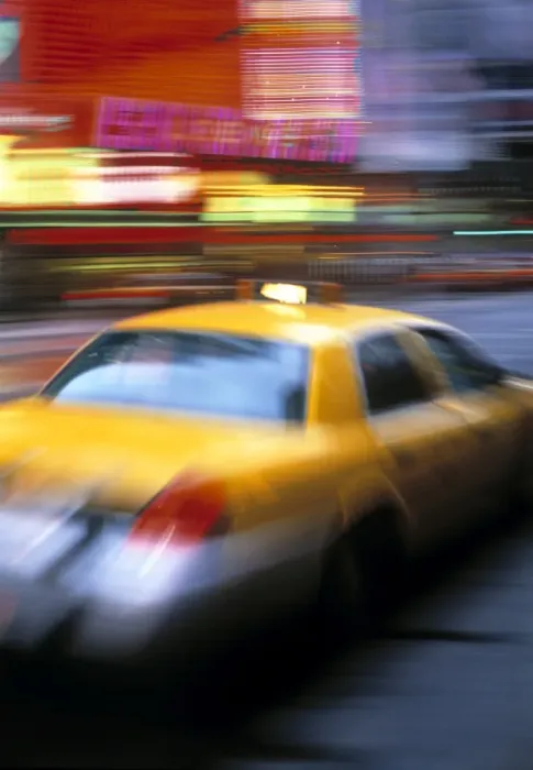 Framed Print : Taxi, New York City