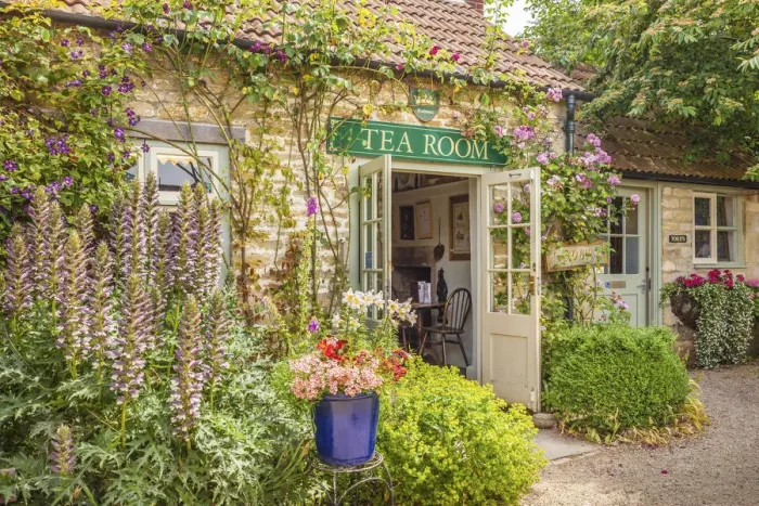 Framed Print : Tea room in the village of Lacock, Wiltshire, England Framed Print : Tea room in the village of Lacock, Wiltshire, England