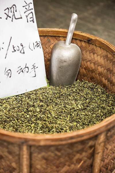 Tea for sale, Qibao, Shanghai, China